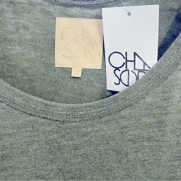 Chaser Scoop Neck Short Sleeve Tee Shirt Size Small NWT - Picture 3 of 4